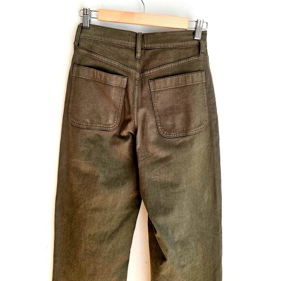 Madewell Emmitt Wide Leg High Rise Full Length Pants Jeans, Sz 24 - Picture 6 of 10